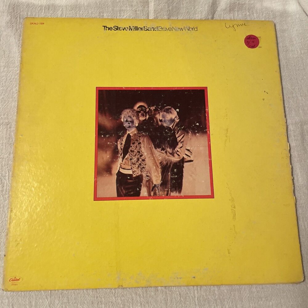 The Steve Miller Band  Brave New World  33RPM Capitol Records  1969